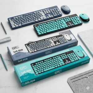 Kit Teclado + Mouse Inalambrico GTC Soft Duo
