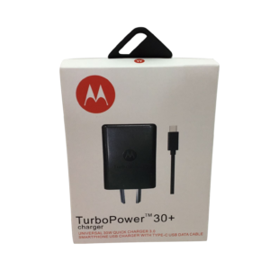 Cargador Motorola 30W + cable TC