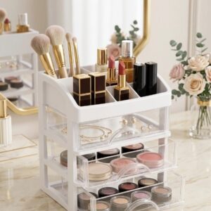 Organizador de cosméticos con cajones