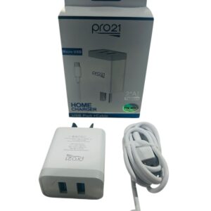 Cargador Pro21 2.1A + cable V8