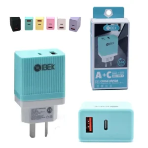 Cargador Ibek 5.8A A+C s/cable