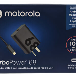 Cargador Motorola 68W + cable TC