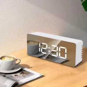 DESPERTADOR LED ESPEJO