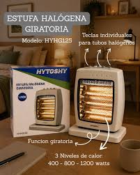 ESTUFA HYTOSHY GIRATORIA 800W