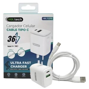 Cargador HBL-TECH 36W + cable TC