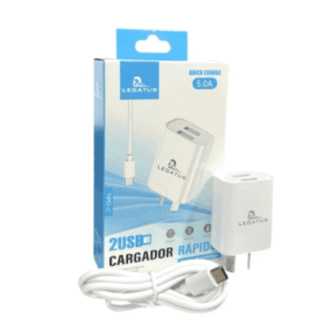 Cargador Legatus 5.0A +cable V8