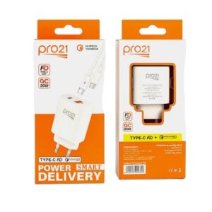 Cargador Pro21 18W PD + cable TC
