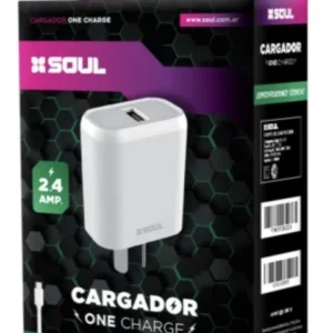 Cargador Soul 2.4A + cable TC