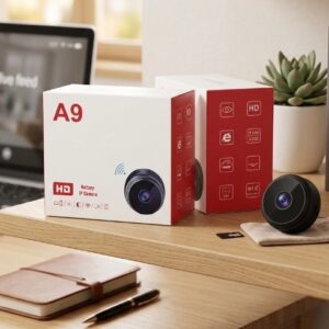 Mini cámara de seguridad espía A9 wifi con modo nocturno