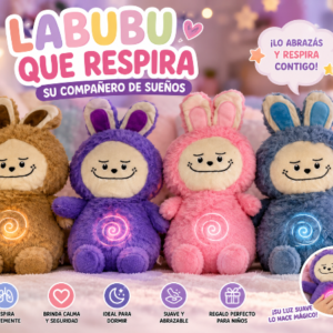 Labubu peluche que respira
