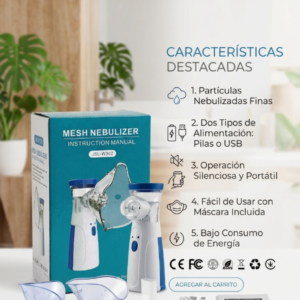 Nebulizador Mesh Nebulizer Azul