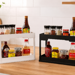 Rack organizador bajo mesada extraible
