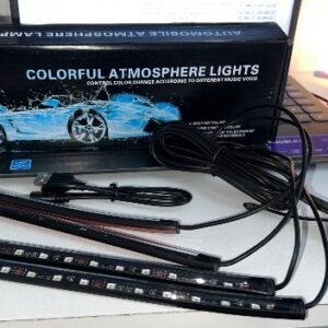 Tira led de auto audio rítmica entrada usb